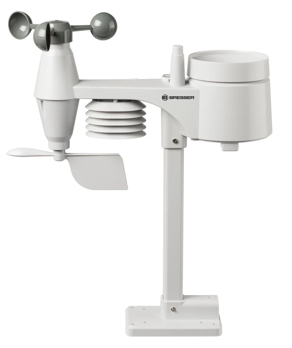 Bresser 5-in-1 Weerstation - Met Multifunctionele Buitensensor - Met Regen- En Windmeter - Zwart - Afbeelding 2