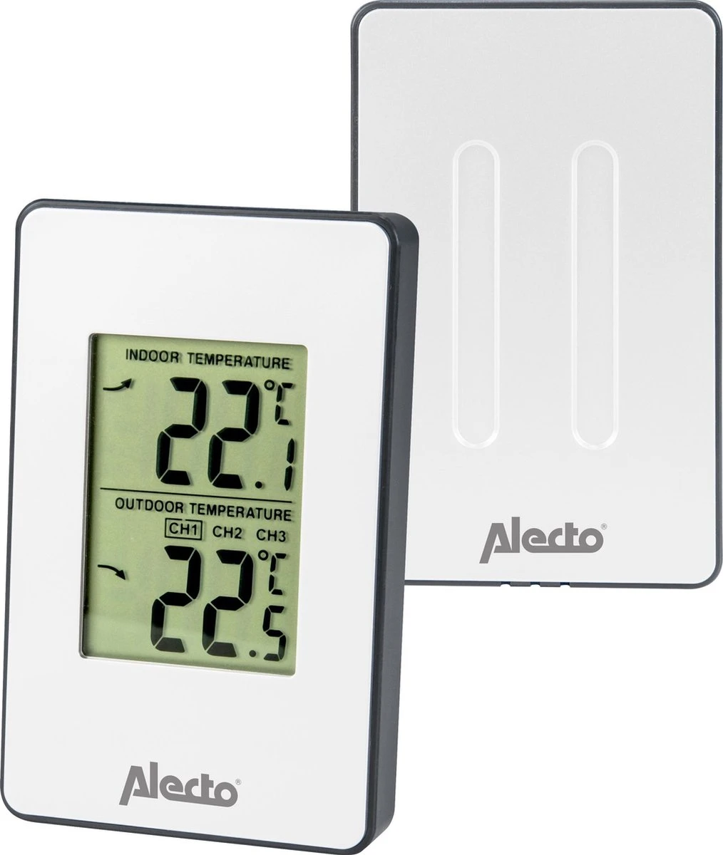 Alecto WS-1050 - Professioneel Weerstation Met Draadloze Buitensensor - Wit/Zwart - Afbeelding 9