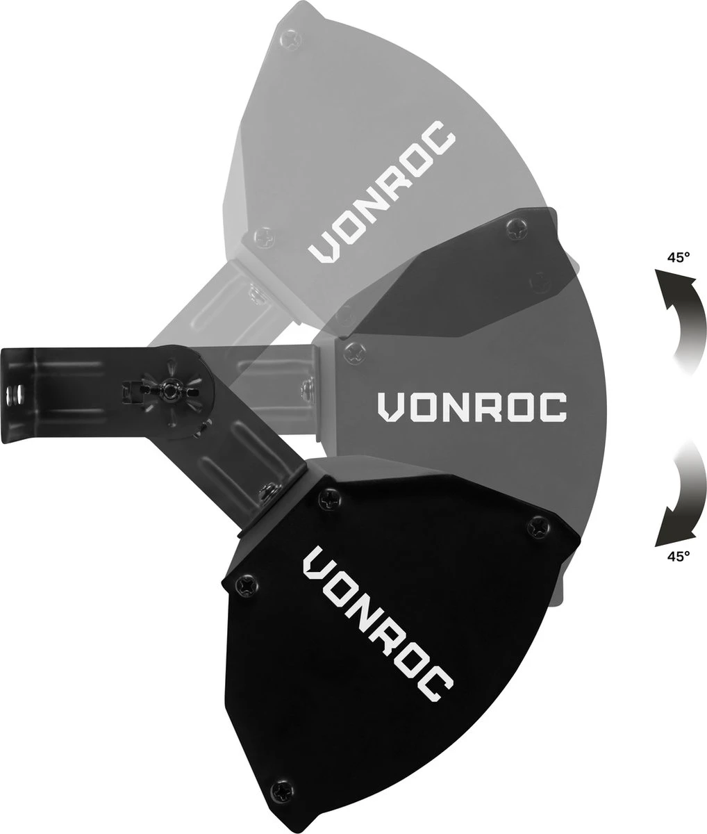 VONROC Sfeervolle Terrasverwarmer – Marsili Compact 2000W – Hoog Rendement – Low Glare Lamp – Voor Muur Of Plafond - Afbeelding 6