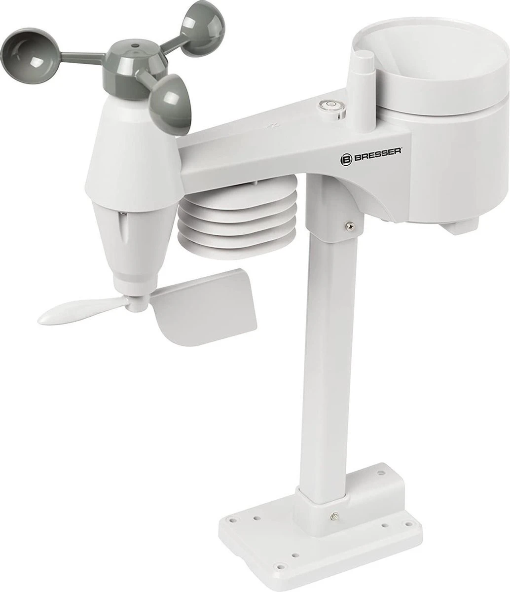 Bresser 5-in-1 Weerstation - Met Multifunctionele Buitensensor - Met Regen- En Windmeter - Zwart - Afbeelding 3