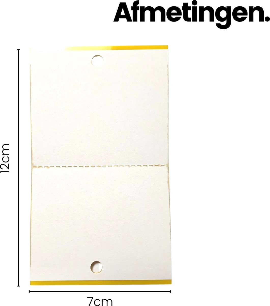 Aniway® - Fruitvliegjes Vanger - 40 Stuks (20 X 2) - Rouwvliegjes Bestrijden - Rouwvliegjes - Sterke Kleefkracht - Voor Buiten En Binnen - Afbeelding 10