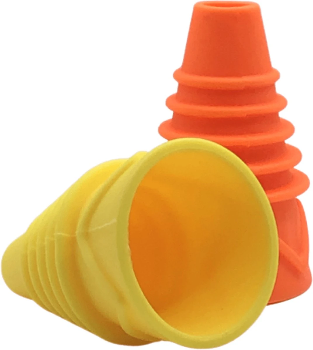 Merkloos Fruitvliegjes Vanger - Vliegenvanger - Vliegenverjager Voor Op Tafel - Rouwvliegjes Bestrijden - Vliegen - Siliconen - Fruitvliegjes Vallen - 2 Stuks - Afbeelding 2