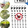 Summer Spark Vogel Afschrik Spiraalstaaf 6 Stuks - Duivenverjager - Holografisch Vogelverjager - Vogelverschrikker – Duivenwering – Alternatief Voor Duivenpinnen En Vogelnet