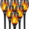 6 Stuks - Tuinverlichting Op Zonne-energie - Fakkel - Buitenverlichting - LED - Vlam Effect - Tuinverlichting