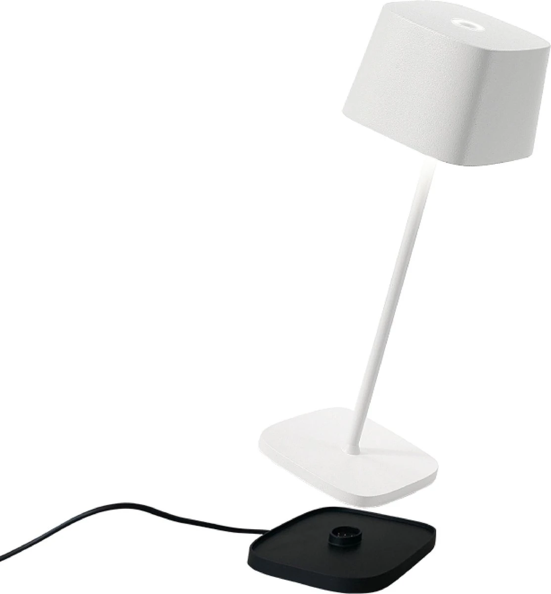 Zafferano - Ofelia MINI - Bruin/ Roest - H30cm - Ledlamp - Bureaulamp – Tafellamp – Snoerloos – Verplaatsbaar – Duurzaam - Voor Binnen En Buiten – LED - Dimbaar - 3000K - IP65 Spat Waterdicht - USB Oplaadbaar - Afbeelding 3