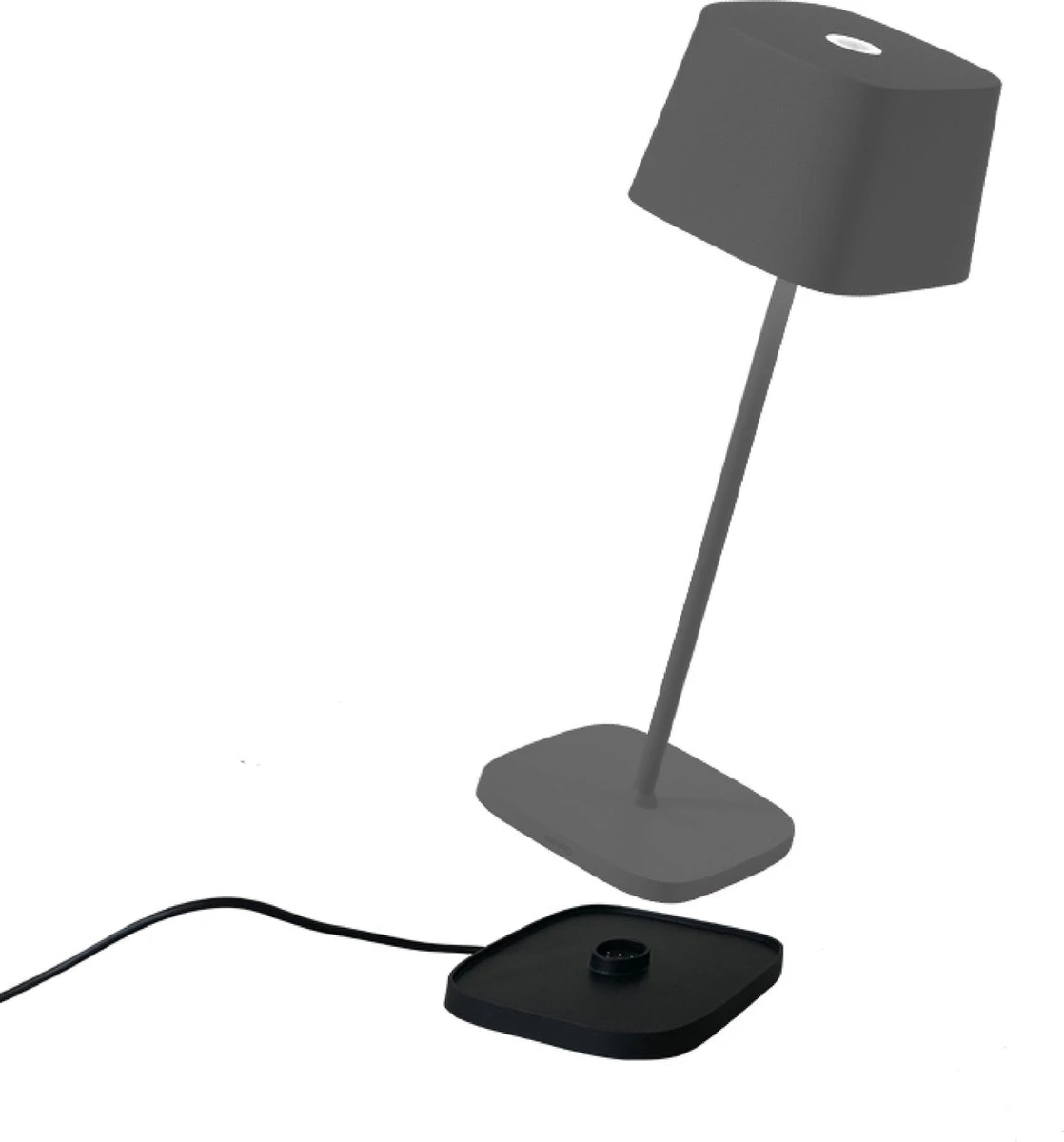 Zafferano - Ofelia MINI - Bruin/ Roest - H30cm - Ledlamp - Bureaulamp – Tafellamp – Snoerloos – Verplaatsbaar – Duurzaam - Voor Binnen En Buiten – LED - Dimbaar - 3000K - IP65 Spat Waterdicht - USB Oplaadbaar - Afbeelding 6