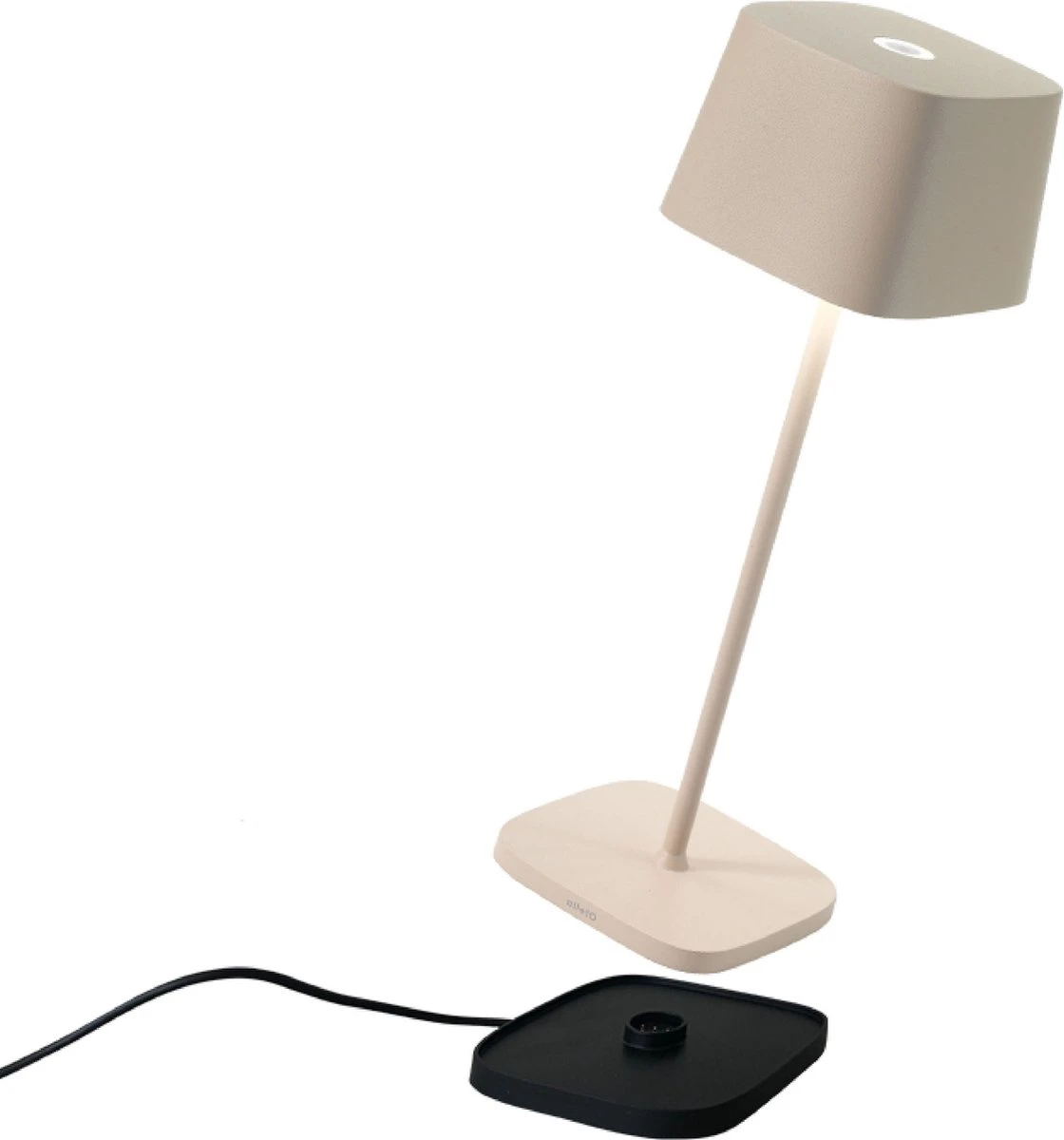 Zafferano - Ofelia MINI - Bruin/ Roest - H30cm - Ledlamp - Bureaulamp – Tafellamp – Snoerloos – Verplaatsbaar – Duurzaam - Voor Binnen En Buiten – LED - Dimbaar - 3000K - IP65 Spat Waterdicht - USB Oplaadbaar - Afbeelding 4