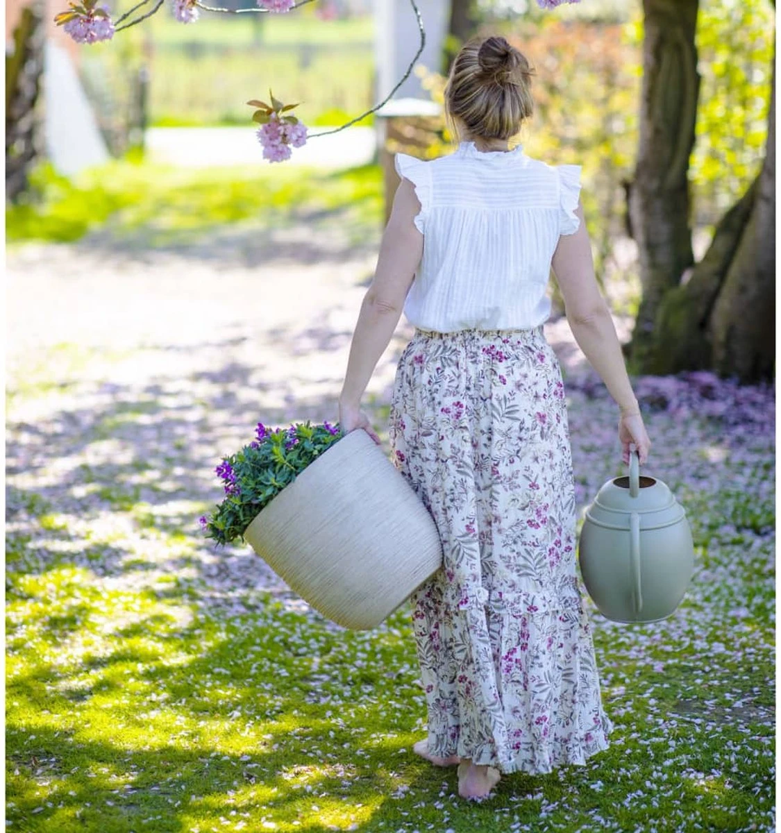 Capi Europe - Bloempot Bol Waste Rib NL - 43x41 - Terrazzo Beige - Voor Binnen En Buiten - KTBR933 - Afbeelding 10