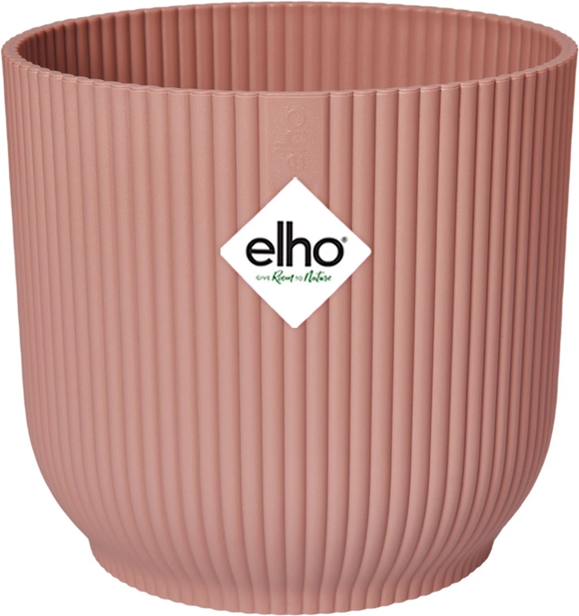 Elho Vibes Fold Rond 25 - Bloempot Voor Binnen - Ø 25.0 X H 23.0 Cm - Delicaat Roze - Afbeelding 4