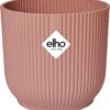 Elho Vibes Fold Rond 25 - Bloempot Voor Binnen - Ø 25.0 X H 23.0 Cm - Delicaat Roze