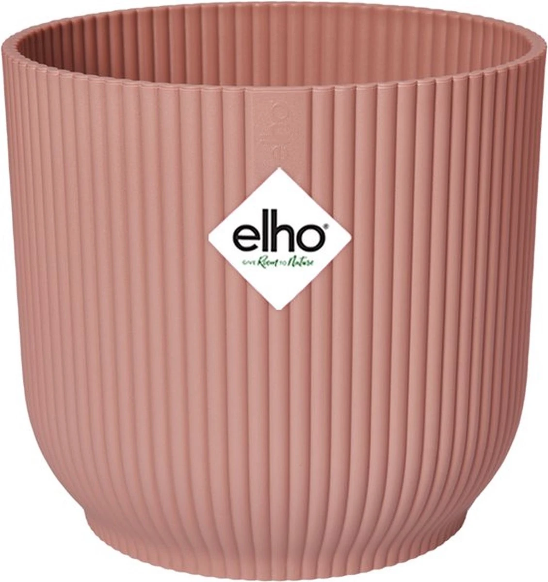 Elho Vibes Fold Rond 25 - Bloempot Voor Binnen - Ø 25.0 X H 23.0 Cm - Delicaat Roze - Afbeelding 5