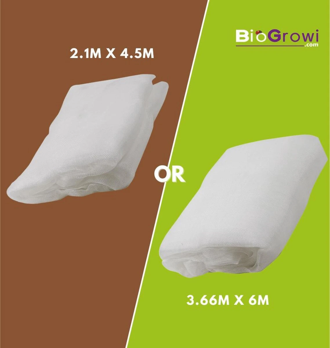 Biogroei Nettect - Insectennet - Insectengaas Tegen Koolvliegen En Andere - 210 Cmx450 Cm - Afbeelding 5