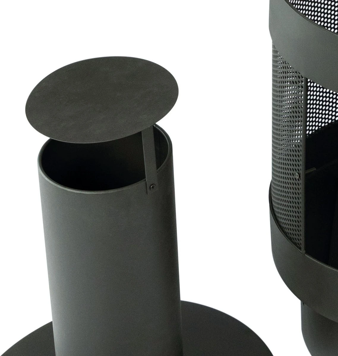 MaxxGarden Tuinhaard Grieks Apollo - Terrashaard - Vuurkorf - Terrasverwarmer - Terrasverwarming - Sfeerhaard - 45x45x135 Cm - Afbeelding 4