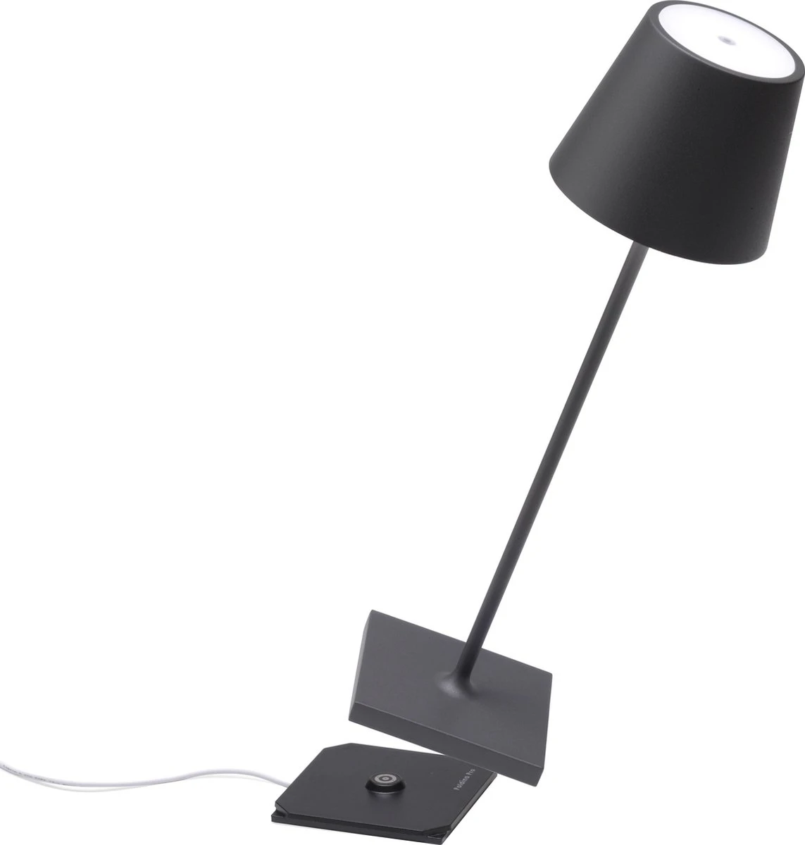 Zafferano - Poldina Pro Hoog - Bruin/ Roest - H38cm - Ledlamp - Terraslamp - Bureaulamp – Tafellamp – Snoerloos – Verplaatsbaar – Duurzaam - Voor Binnen En Buiten – LED - Dimbaar - 3000K – IP54 Spat Waterdicht - USB Oplaadbaar - Afbeelding 14