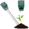 Merkloos Plant Vochtmeter 3-in-1 - PH Meter Grond - Zuurtegraad Meter - PH Tester Planten Bodemtester - Grondmeter - Vochtigheidsmeter Planten