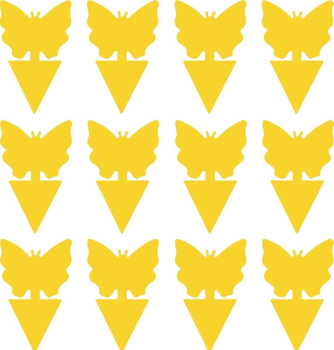 Professor Q - Rouwvliegjes Bestrijden - Fruitvliegjes Vanger - Varenrouwmug Bestrijden - Vliegenvanger - Plak Klavertjes Tegen Rouwvliegen - Vangplaten - 60 Stuks Vlinders - Afbeelding 9