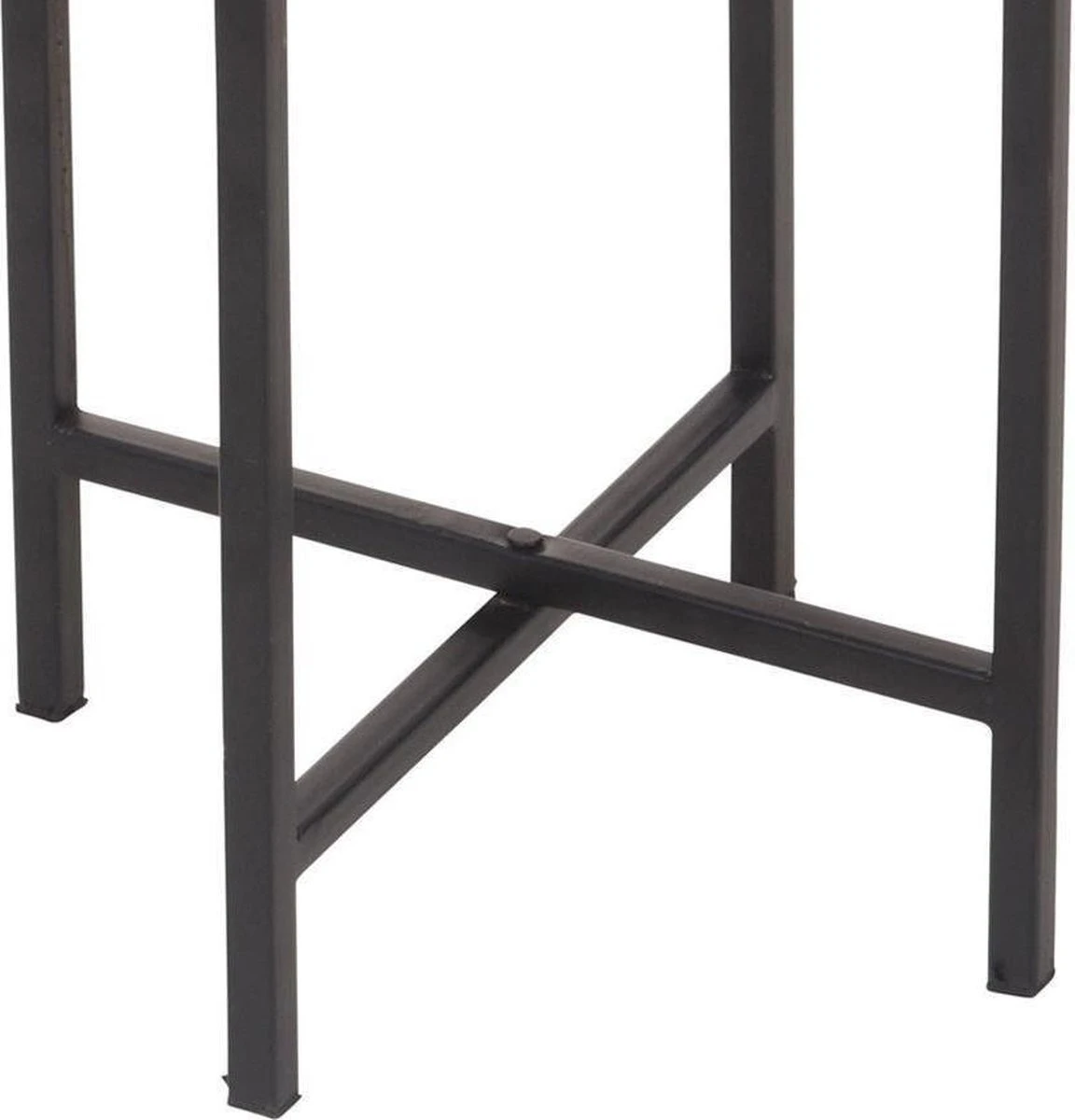 Merkloos Bloempot Op Standaard Goud - Gouden Bloempot - Metaal - 87.5cm - Afbeelding 5