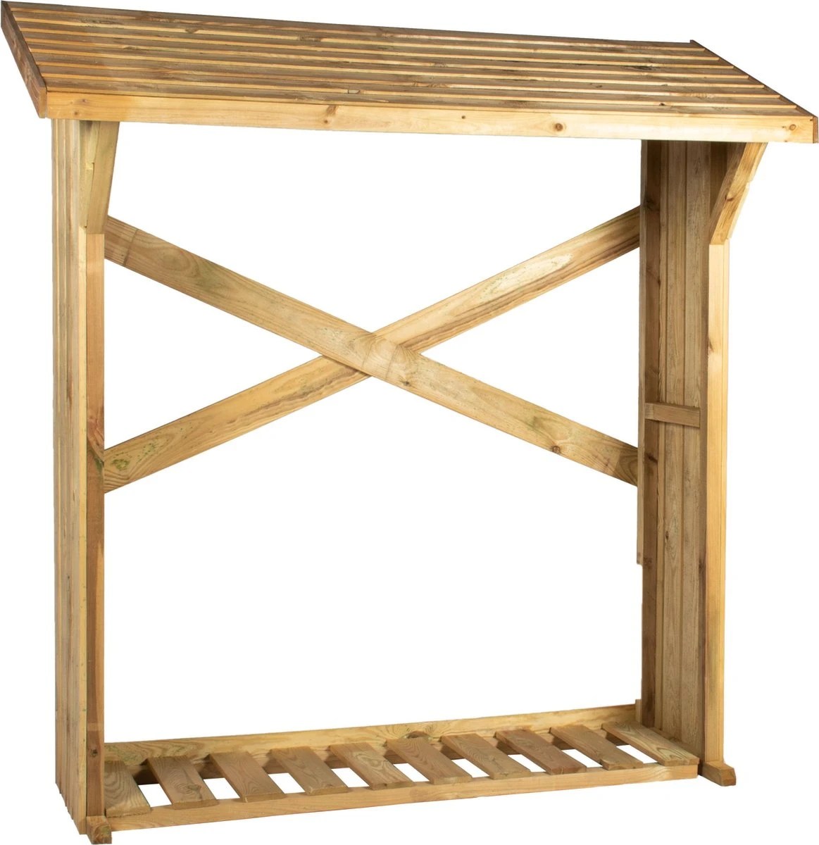 Houtopslag | Houtberging | Opslag Voor Haardhout | Met Vloer 180x180x50