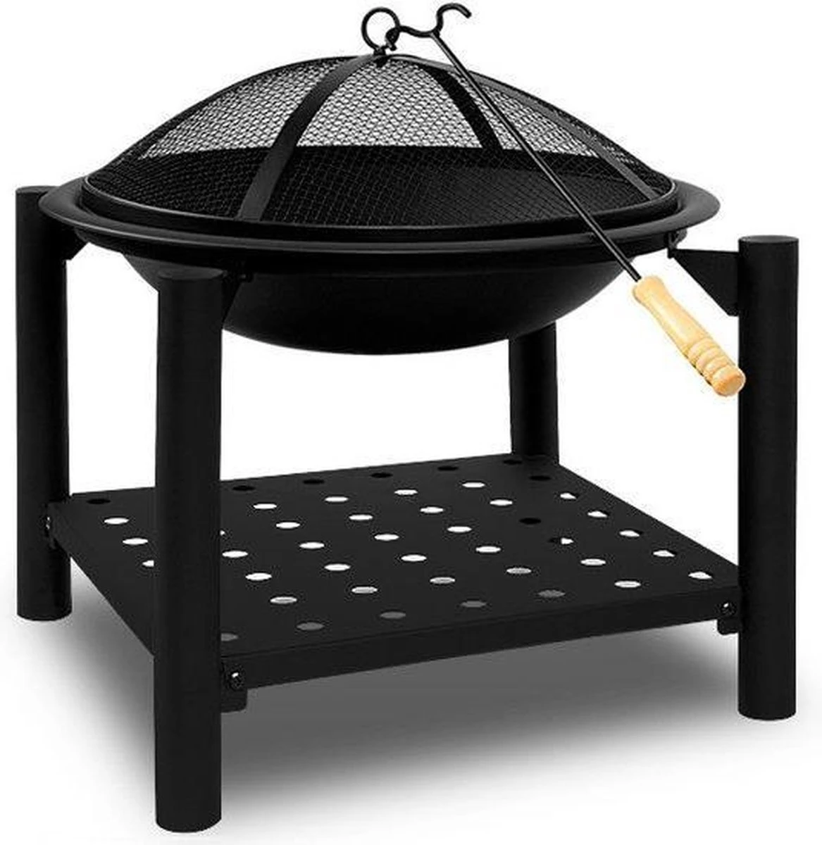 MaxxGarden Tuinhaard Grieks Zeus - Terrashaard - Vuurkorf - BBQ - Terrasverwarmer - Terrasverwarming - Sfeerhaard - 60cm - Zwart - Afbeelding 8