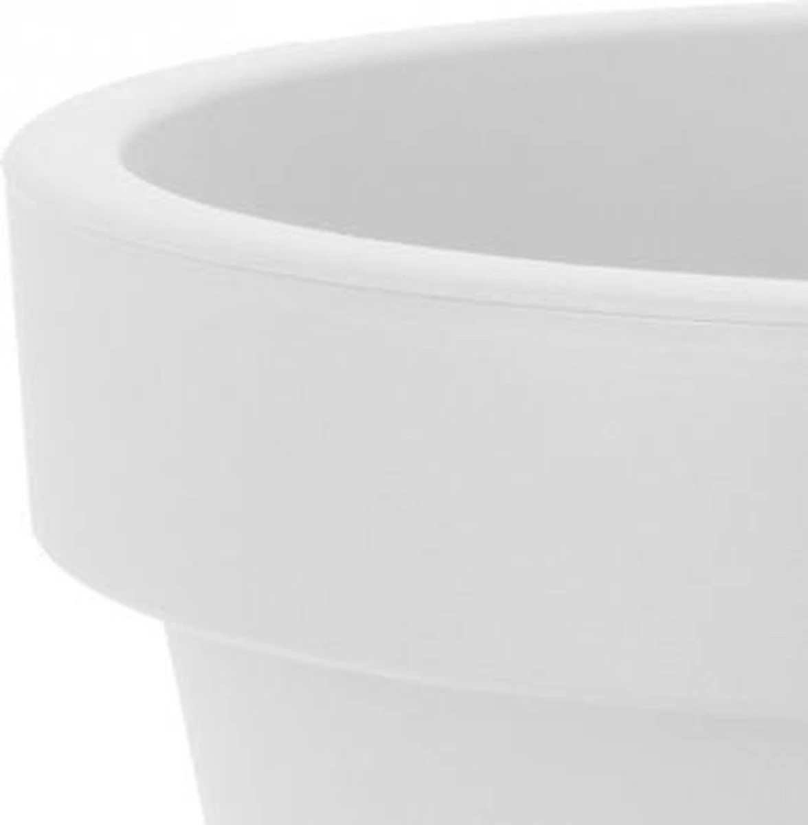 Relaxwonen - Bloempot Rond 60 X 52 Cm Wit - Afbeelding 3