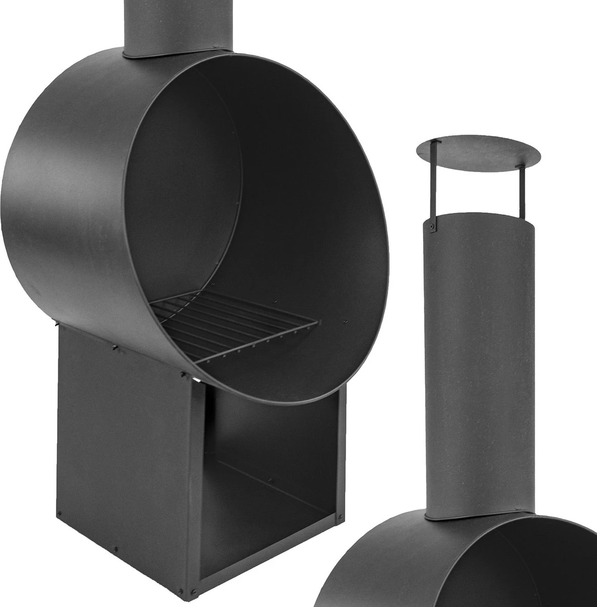 MaxxGarden Tuinhaard Grieks Archedius - Terrashaard - Vuurkorf - Terrasverwarmer - Terrasverwarming - Sfeerhaard - 55x49x145 Cm - Afbeelding 2