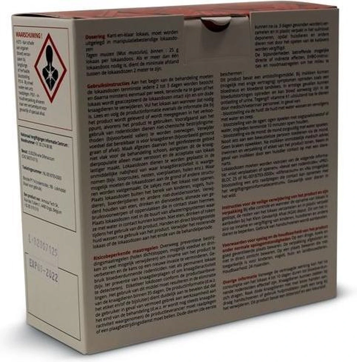 Muizengif CLAC PROBLOC-25 TEGEN MUIZEN 4X25G (beste Keus) - Afbeelding 4