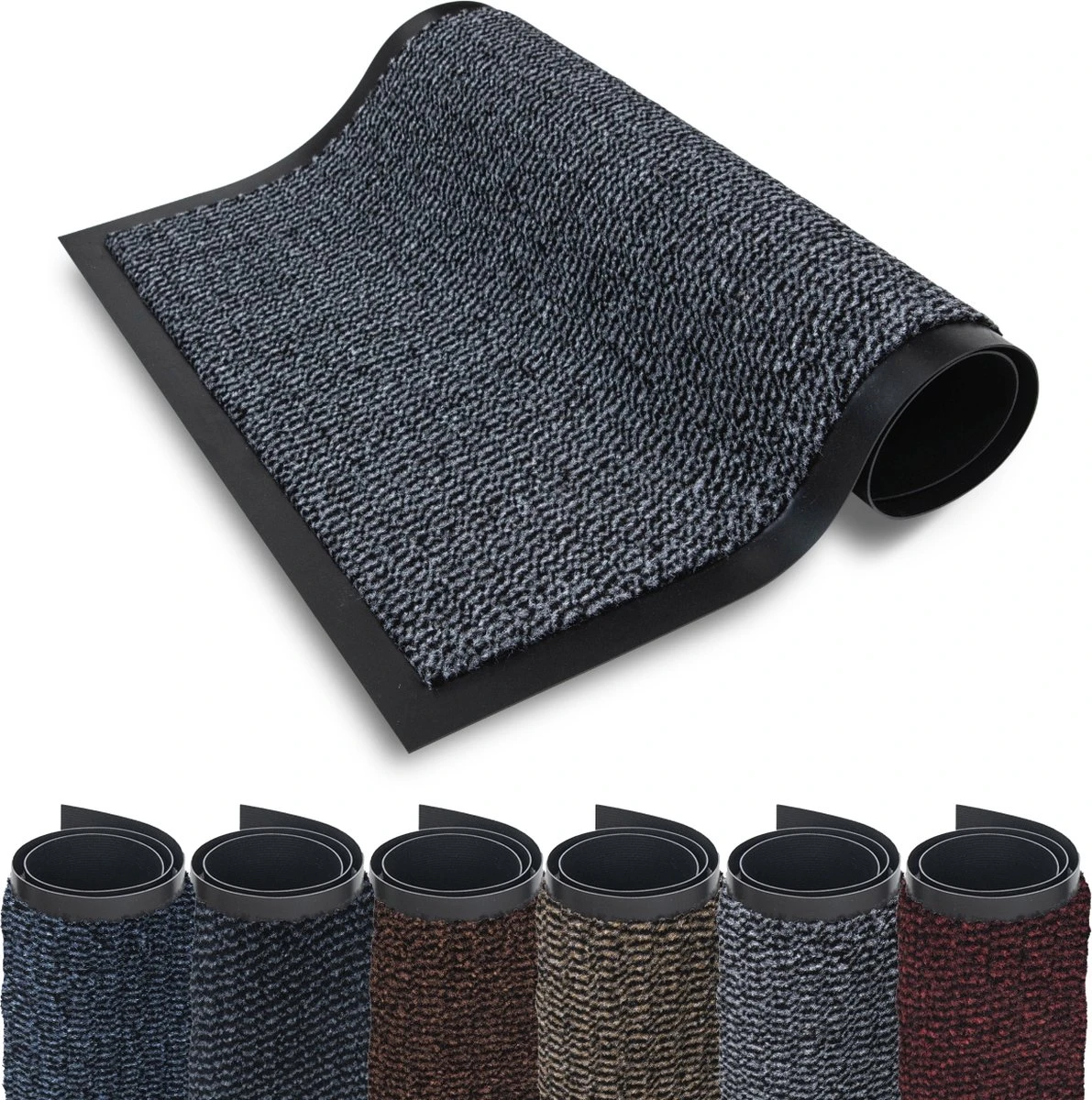 Deurmat Binnen Studio M - CLASSIC - Droogloopmat Binnen 90x150 Cm - GRIJS - Schoonloopmat - Antislip Deurmat - Inloopmat - Deurmat Voor Binnen Of Buiten - Verschillende Afmetingen En Kleuren - Afbeelding 6