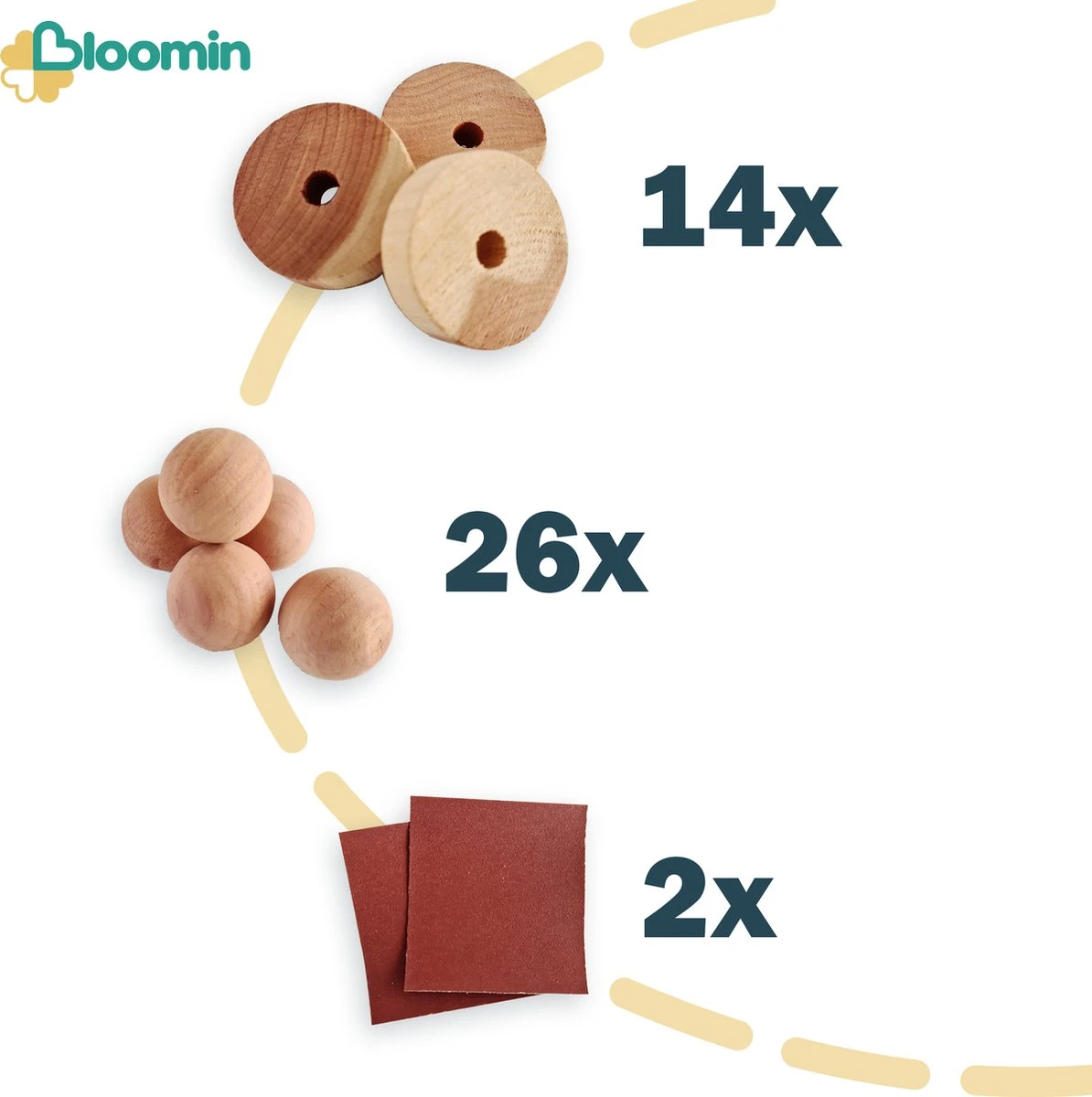 Bloomin Mottenballen - 40 Stuks + 2x Schuurpapier - Cederhout Tegen Motten - Mottenval - Motten Bestrijden - Anti Motten - Afbeelding 7