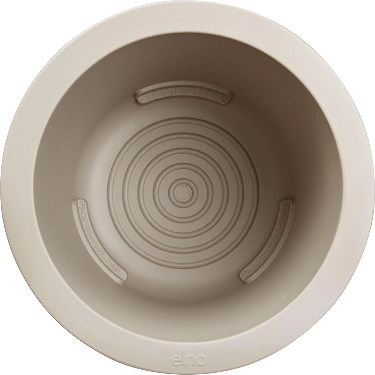 Elho Pure Coupe 41 - Bloempot Voor Binnen & Buiten - Ø 41.3 X H 57.9 Cm - Beige/Balanced Beige - Afbeelding 7