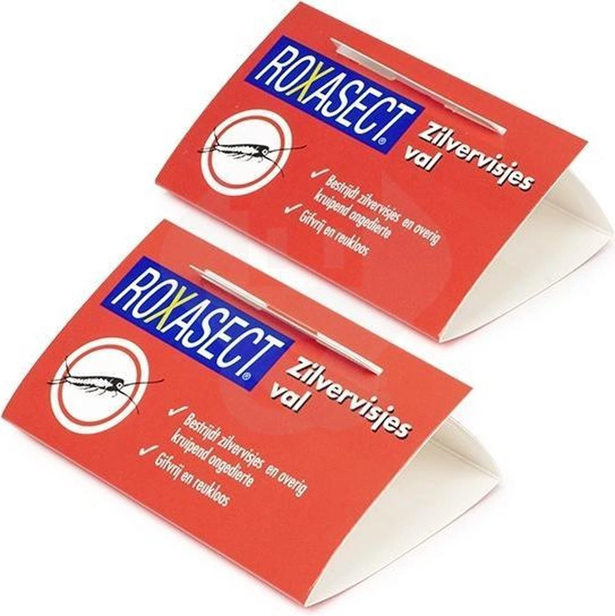 Roxasect Zilvervisjesval - 2 Stuks - Zilvervis Lokstof - Ongediertebestrijding - Insectenval - Binnen/buiten - Zilvervisval - Afbeelding 2