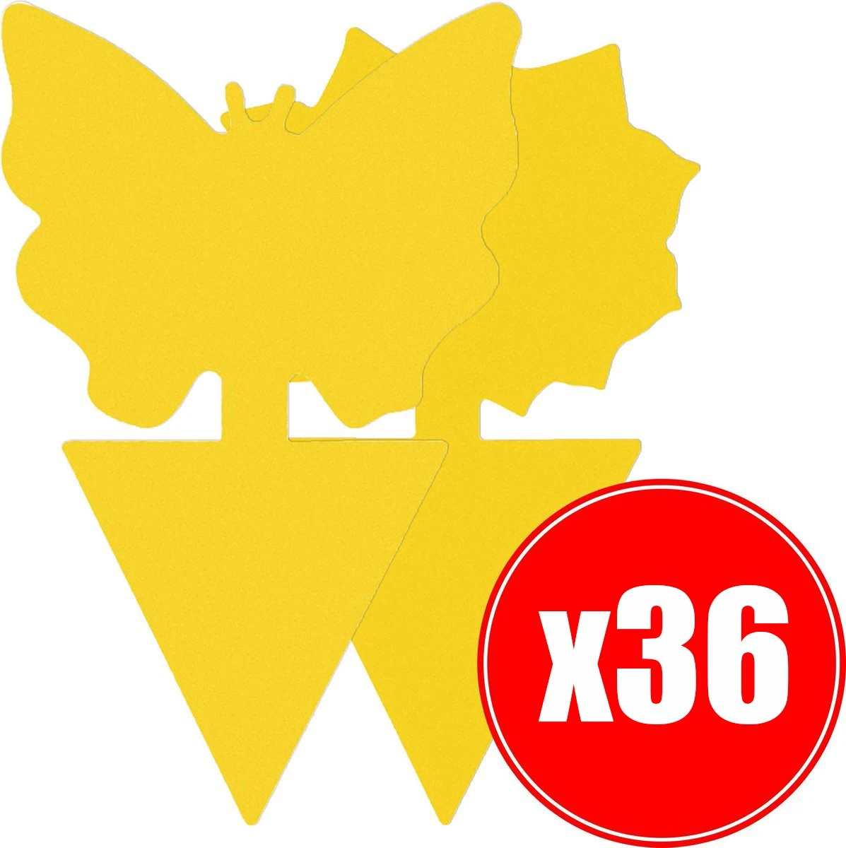 Merkloos Rouwvliegjes Bestrijden - Rouwvliegjes Plakstrips - Fruitvliegjes Vanger - Vangplaten Tegen Fruitvliegjes En Rouwvliegjes - 36 Stuks - Afbeelding 7