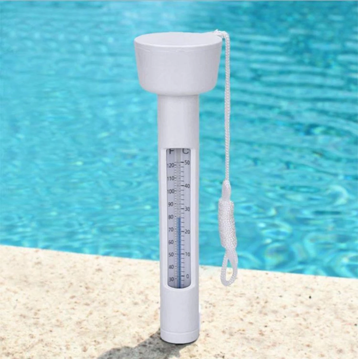 Zwembad Thermometer - Drijvend - Water Thermometer - Voor O.a. Babybad, Bad, Zwembad, Bubbelbad - Afbeelding 9