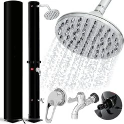 Sens Design Tuindouche – Solar Buitendouche – Zwart – 35 Liter