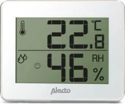 Alecto WS-55 - Thermometer & Hygrometer Voor Binnen - Wit