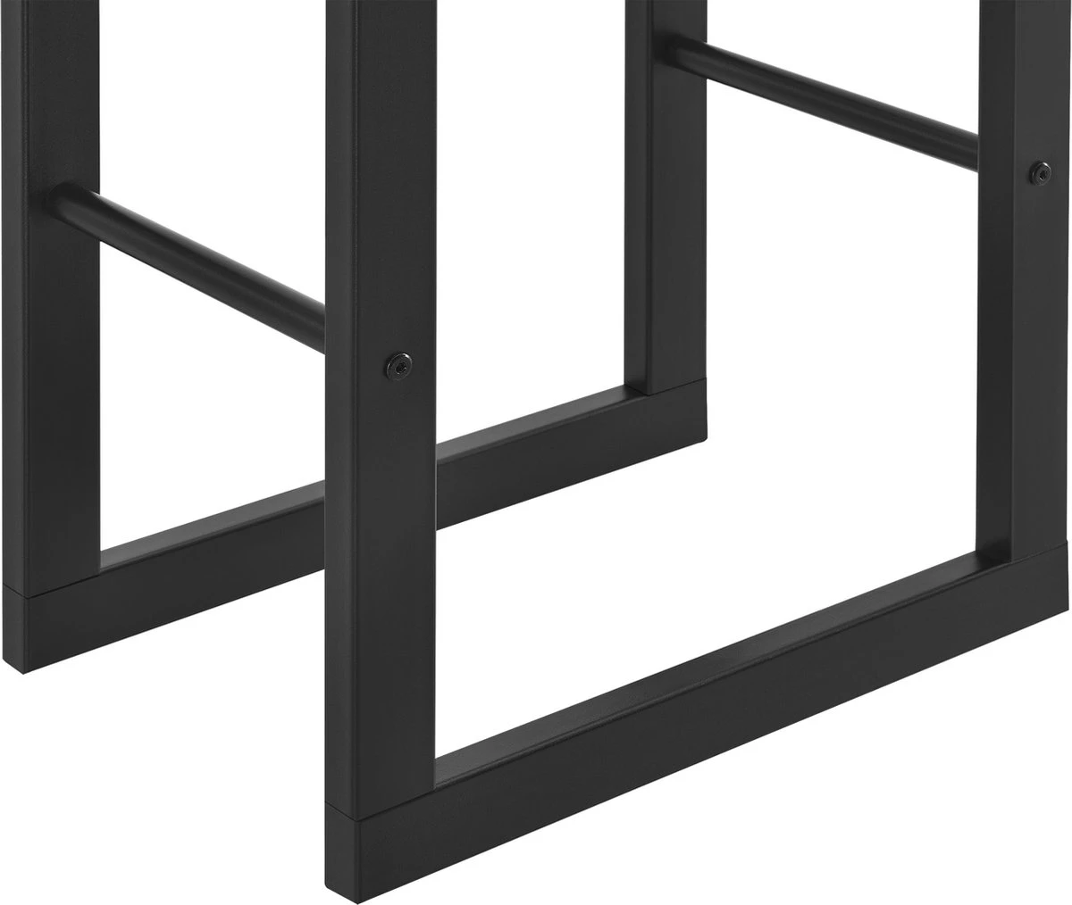 Brandhout Rek Houtopslag Täby Zwart 60x25x100 Cm - Afbeelding 2