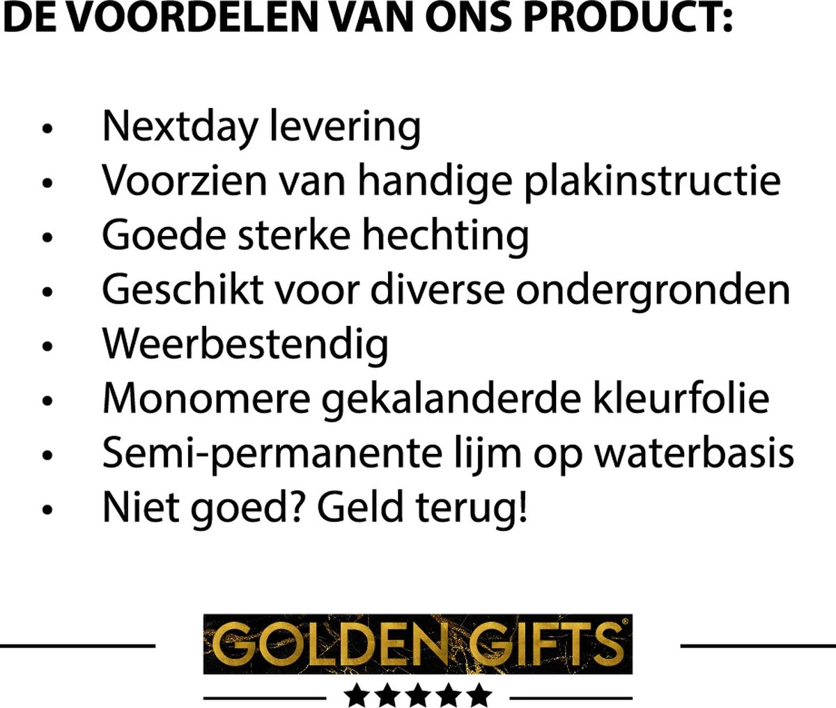 Goldengifts.nl - Container Sticker - 3 Delige Voordeelset - Bloem / Flower Met Huisnummer - 20 X 24 Cm - Wit - Kliko Sticker - Afvalcontainer - Kliko Sticker Voordeelset - Klikostickers - Huisnummer Sticker - Huisnummers - Weerbestendige Stickers - Afbeelding 3
