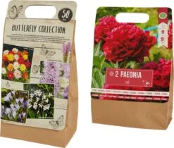 Bloembollen | 50 Stuks - Mix & 2 Stuks Pioenroos Bloembollen | Diverse Varianten