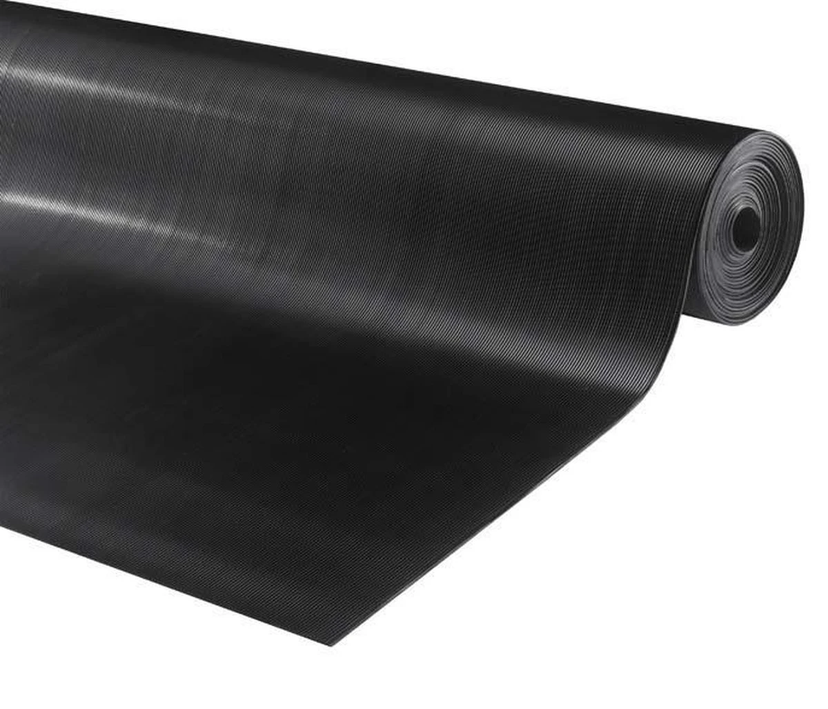 Rubber Loper / Rubbermat Op Rol Ribbel 3mm - Breedte 50 Cm - Per Strekkende Meter