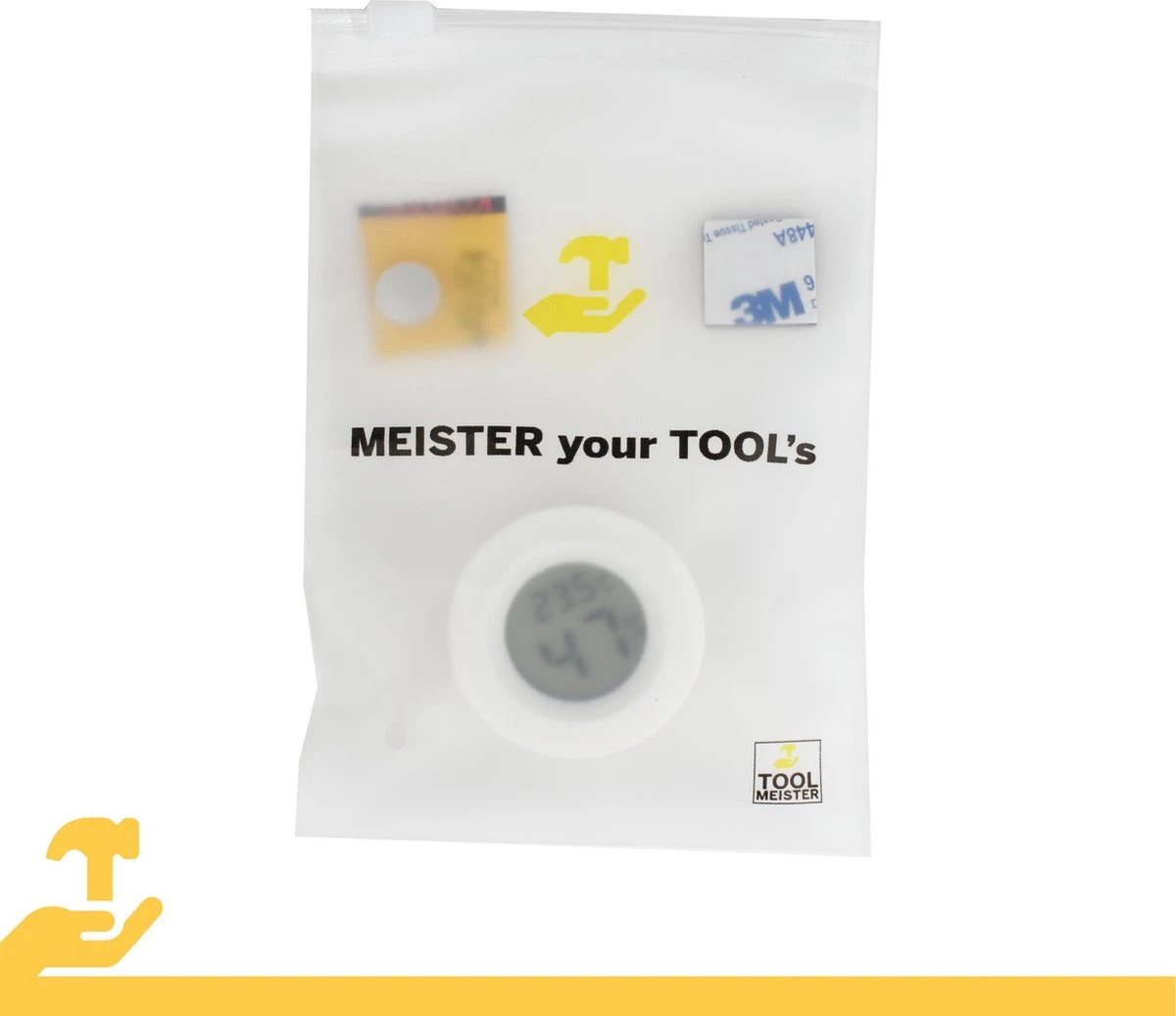 TM2 - Thermometer & Hygrometer - Luchtvochtigheidsmeter Voor Binnen/Koelkast - Wit - Incl Batterijen - Afbeelding 6