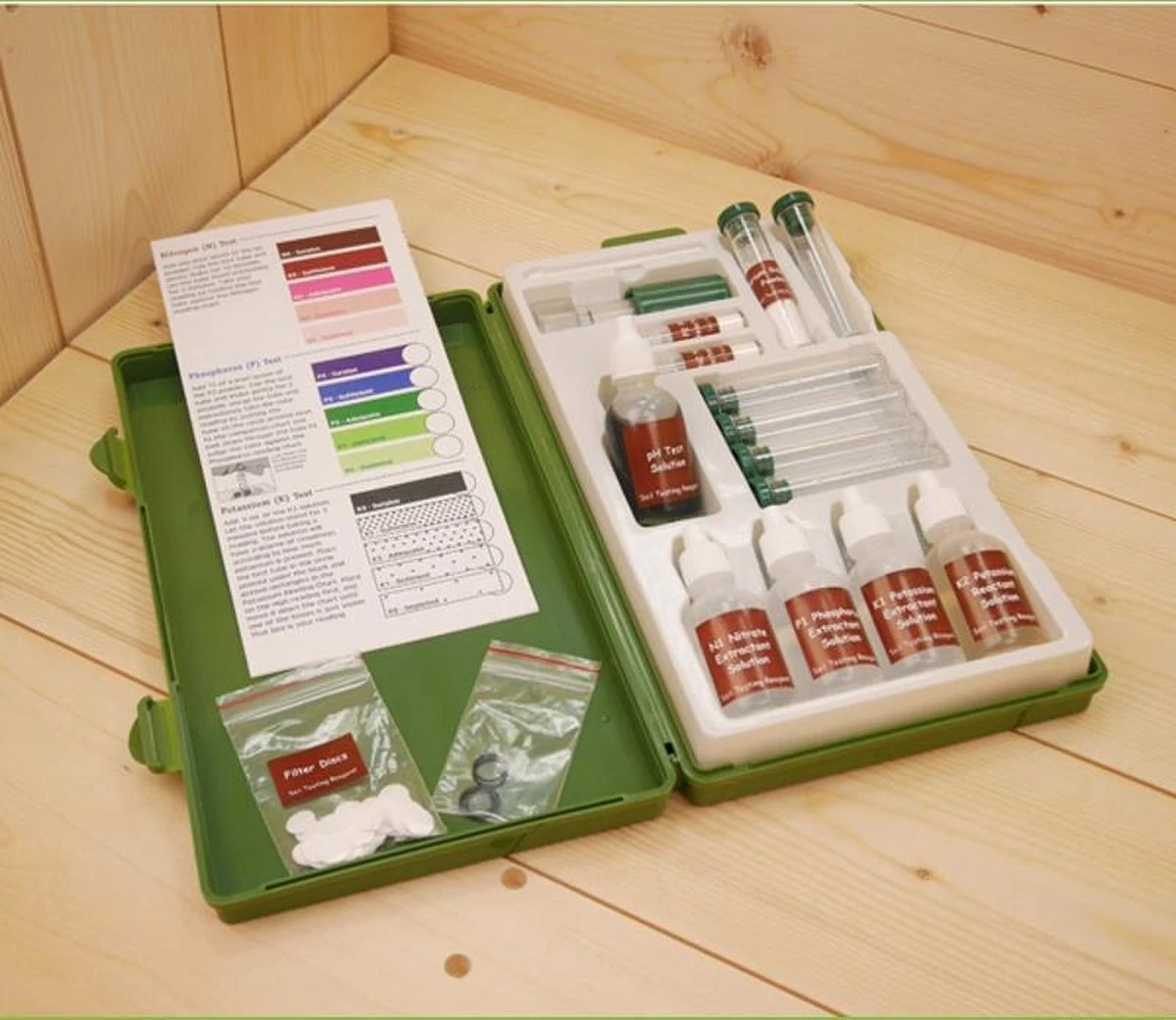 Rapitech STK008 Grondtestkit Om De PH En NPK Te Meten (80 Testen) - Afbeelding 2