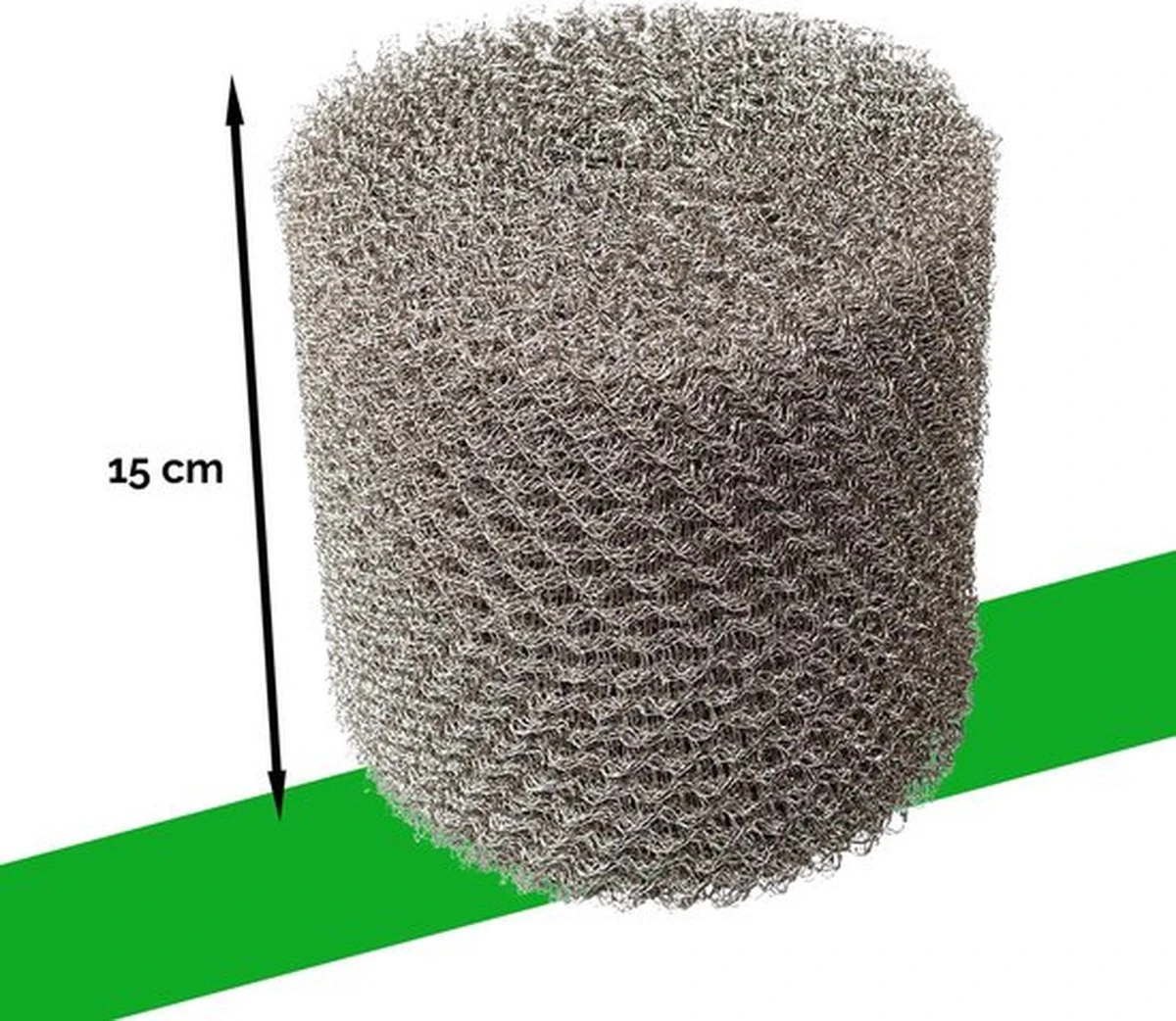 VerminBuster Muizengaas - 1m X 15cm - Rattengaas - RVS Weringsgaas - Stootvoegrooster Gaas - Afbeelding 4