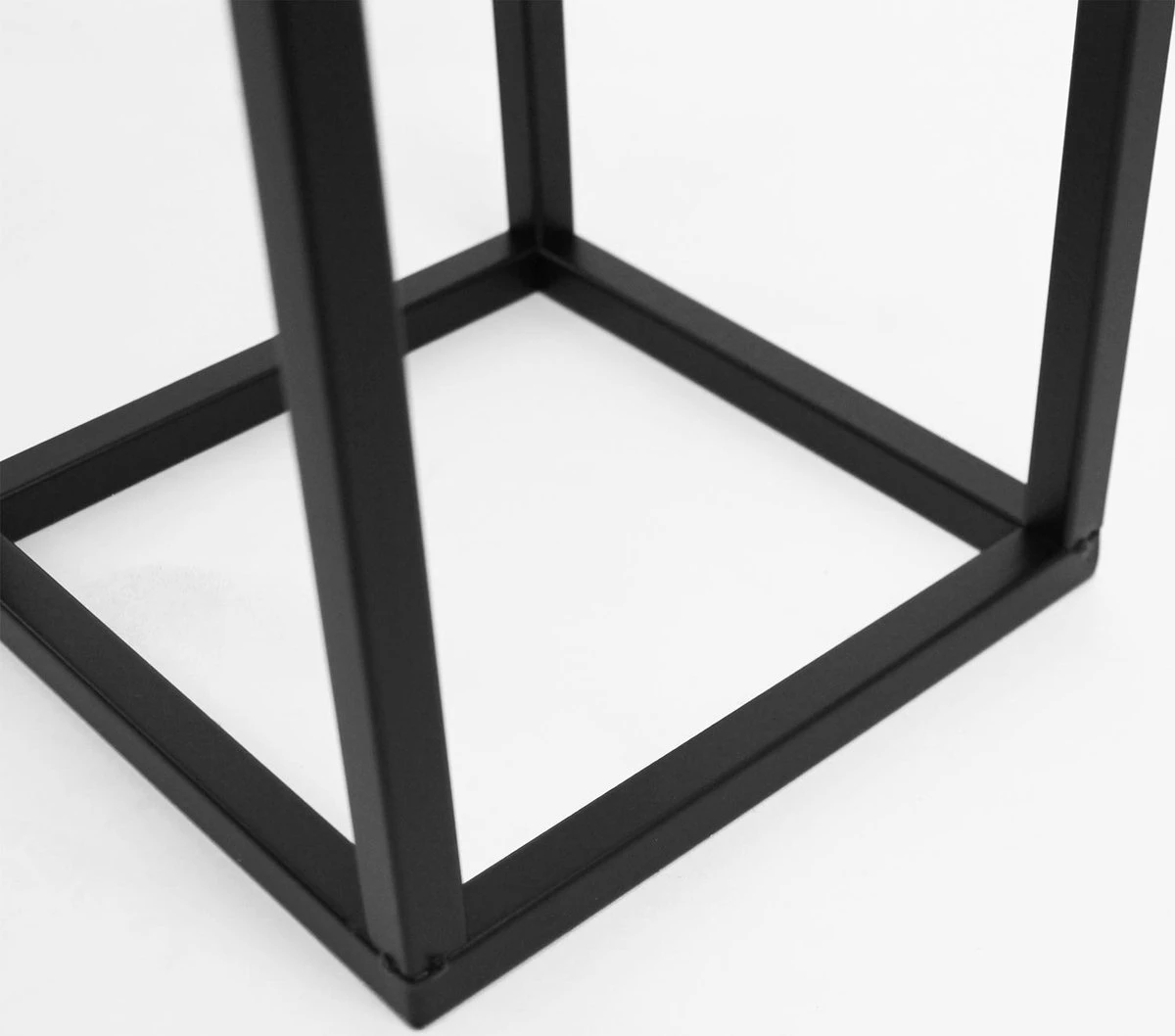 Bloempot - Metaal - Bloemen - Plantenpot - Voor Binnen - Zwart - 70 Cm - Afbeelding 2