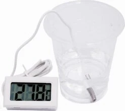Digitale Aquarium Thermometer Met Meetsonde (1 Meter) - Geschikt Voor Binnen én Buiten!