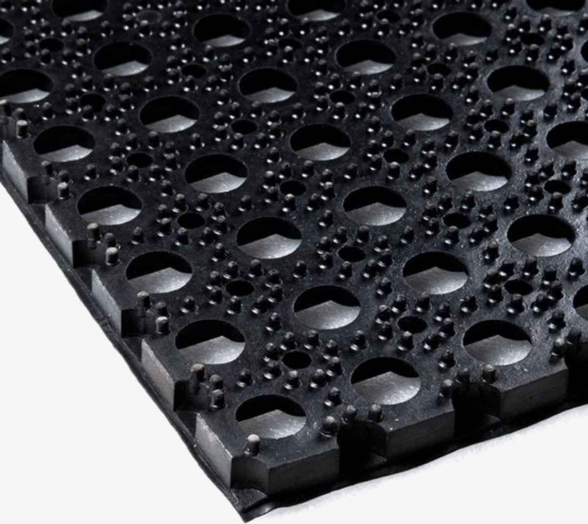 Merkloos Rubberen Deurmat - 60 X 40 Cm - Buitenmat - Afbeelding 2