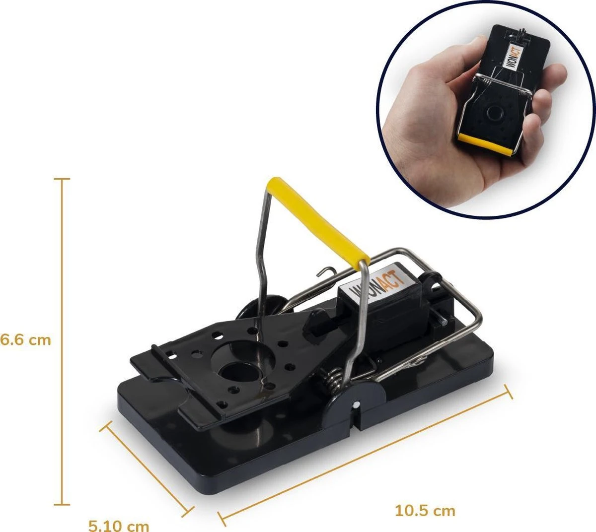 Wonact Muizenval - Muizenklem - 6 Stuks - Mouse Trap - Extra Sterk - 100% Pakkans – Voor Binnen En Buiten - Inclusief E-boek - Afbeelding 6