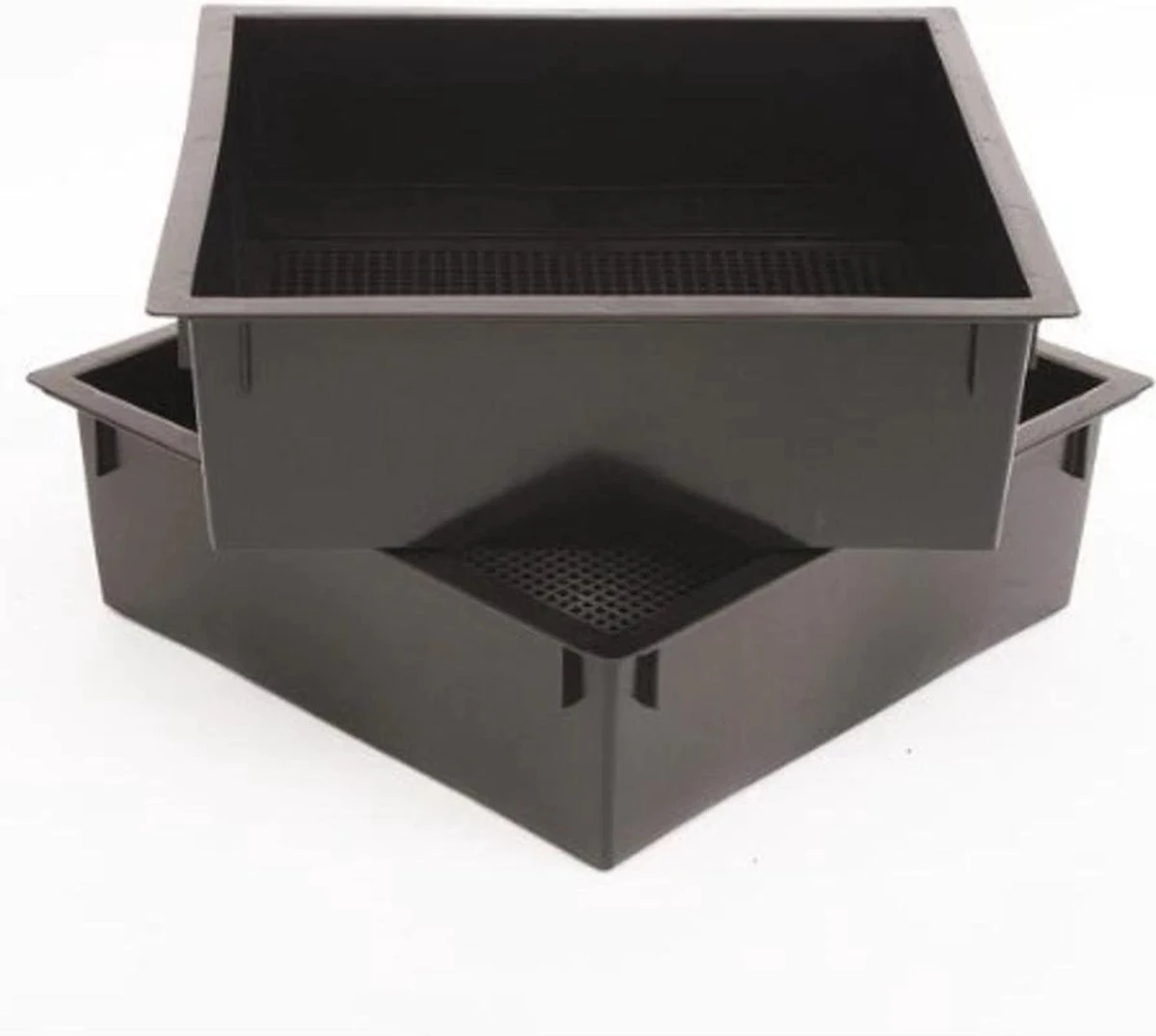 Wormenbak - 4 Laags Starter Kit - Incl. Filter/kweekgrond/instructieboekje - Wormenhotel 40x40x85cm - Wormentoren Met Opvangbak En Tapkraantje | EWoodz - Afbeelding 2