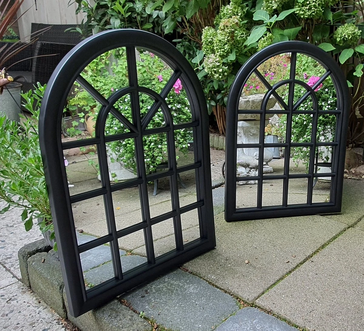 Tuinspiegel Gotische Buitenspiegel, Kerkraam, Tuin Spiegel Met Frame, Wandspiegel 60 X 46cm, Per Stuk Geleverd - Afbeelding 7