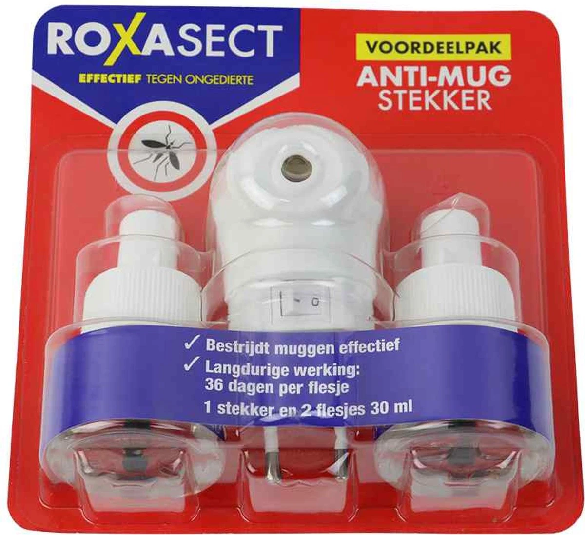 Roxasect Anti-Mug Muggenstekker - Voordeelverpakking - 2 Stuks - Afbeelding 8