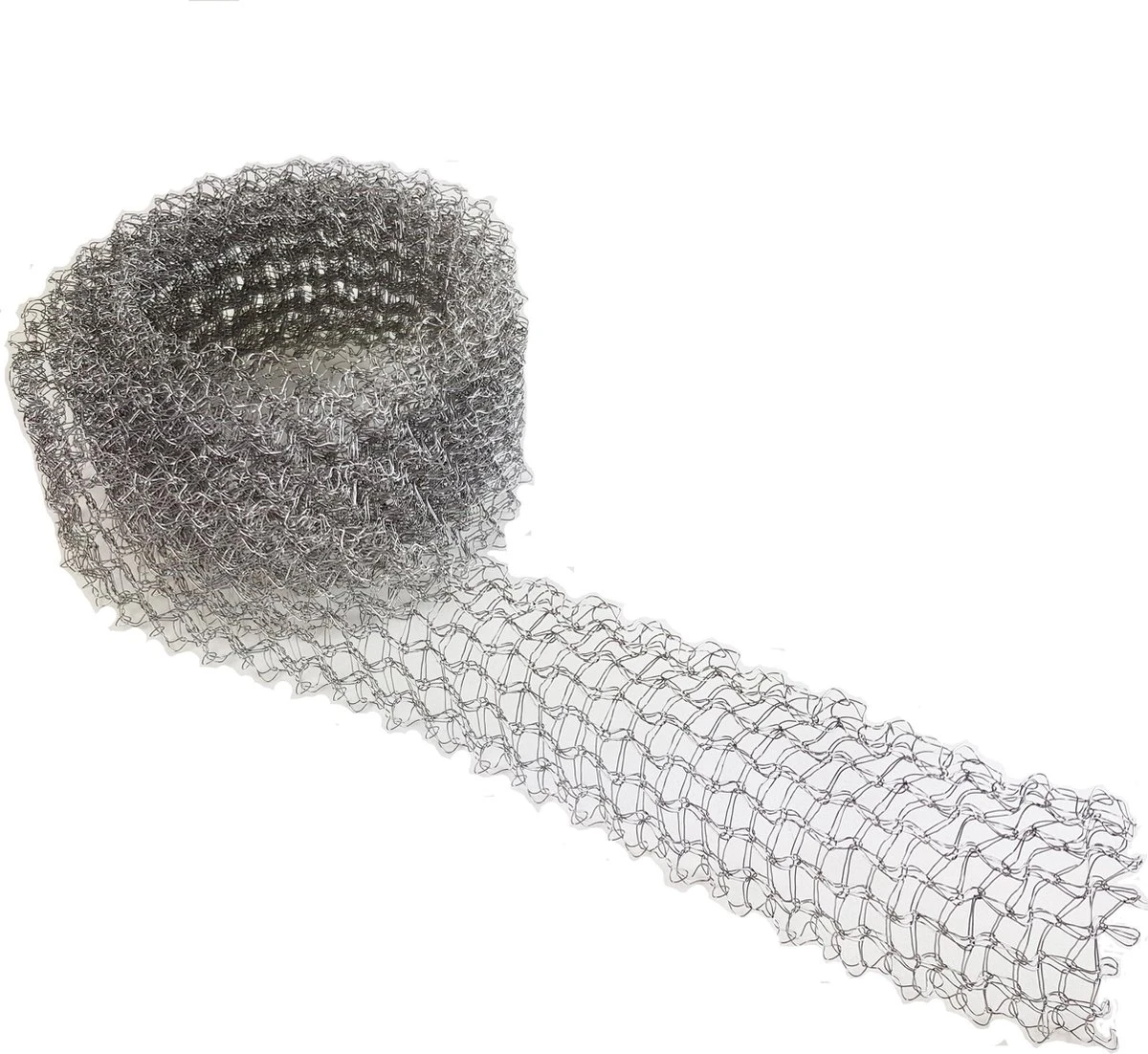 RVS Wering Gaas - Muizengaas - Afdichtingsnet - Netnox - Stootvoegroostergaas - Rattengaas - Insectengaas - Rvs Gaas - Per 1 Meter - Afbeelding 2