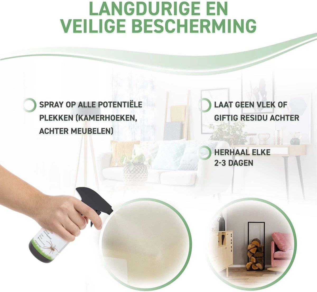 RepellShield Spinnen Bestrijden - Ongediertewering | Diervriendelijk Spinnen Verjagen Met Geur, Anti-Spinnen Spray - 250ml - Afbeelding 7